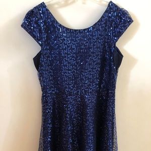 Blue Sequined Party Dress (Sweet Heart Rose)